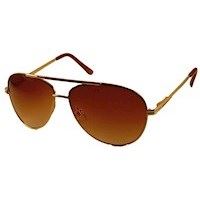 Flot brun Aviator solbrille - klassisk design
